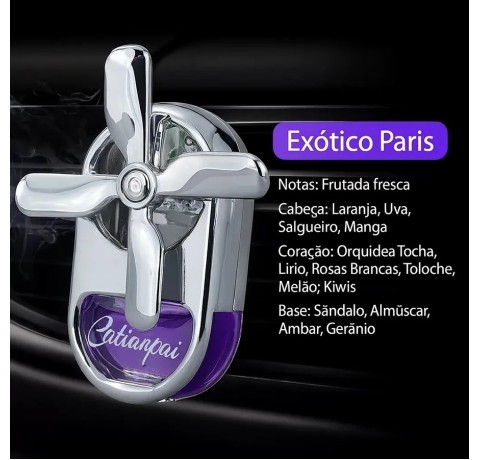 Mini Ventilador De Metal Com Difusor De Perfume Para Carro Roxo Mini Ventilador De Metal Com Difusor De Perfume Para Carro Roxo